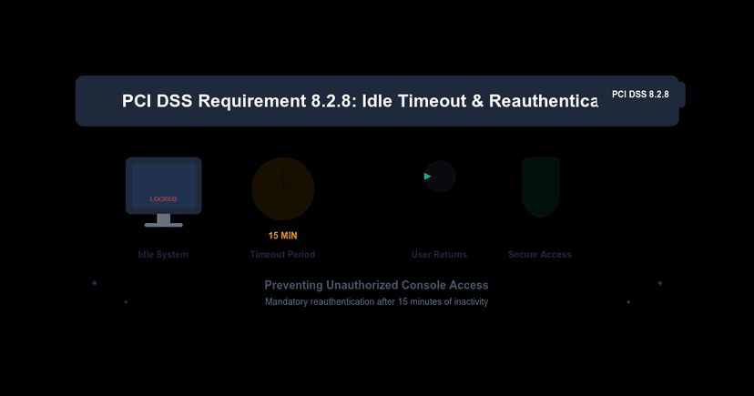 PCI DSS Requirement 8.2.8: Understanding Idle Timeout and Reauthentication for Payment Card Security